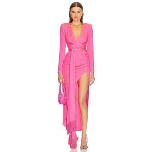 Bronx and Banco Electric Pink Maxi Dress XL/US10